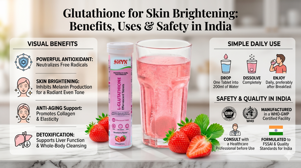 Glutathione for Skin Brightening: Benefits, Uses & Safety in India